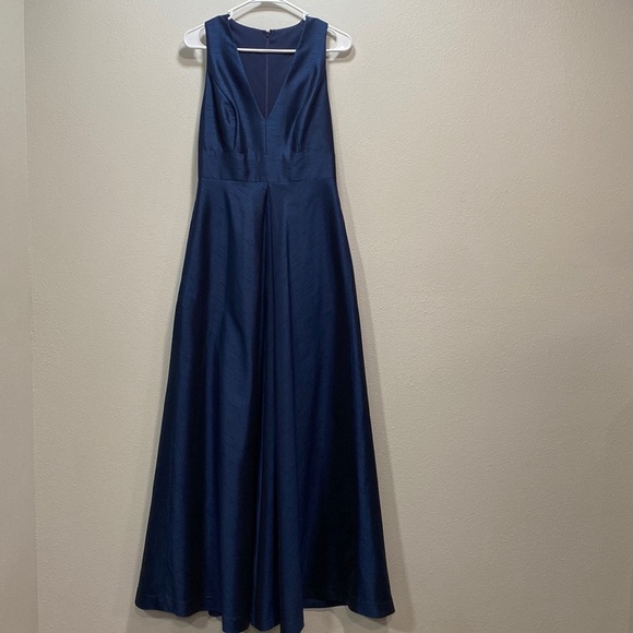 ALFRED SUNG D611 blue maxi formal‎ - Picture 3 of 12
